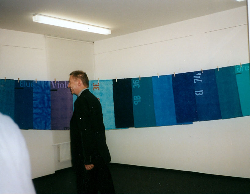 blaue Gemälde
