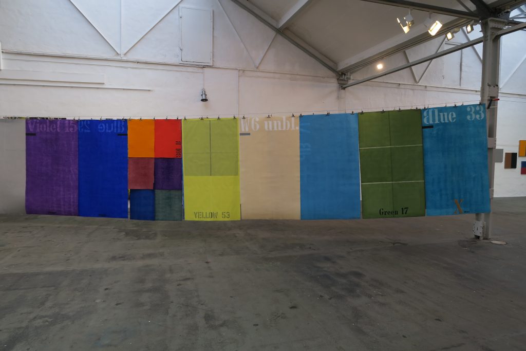 Konkrete Kunst mit reinen, ungemischten Pigmenten