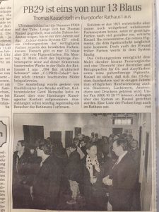 einfarbige Malerei
