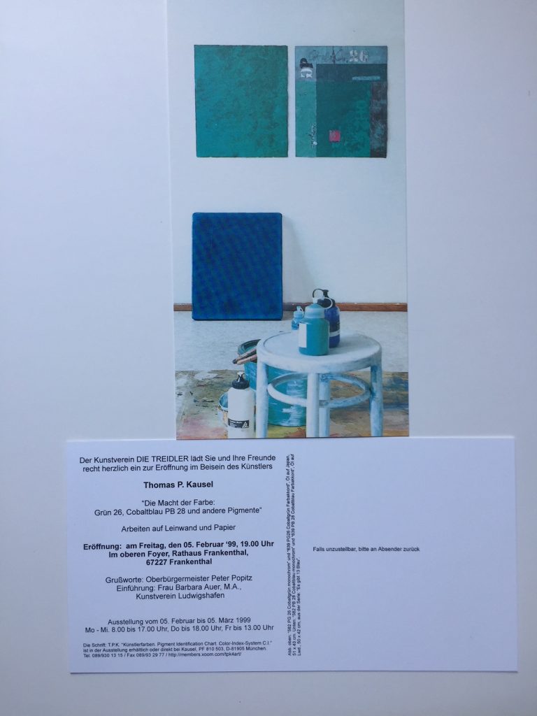 Farbe pur und ungemischt
