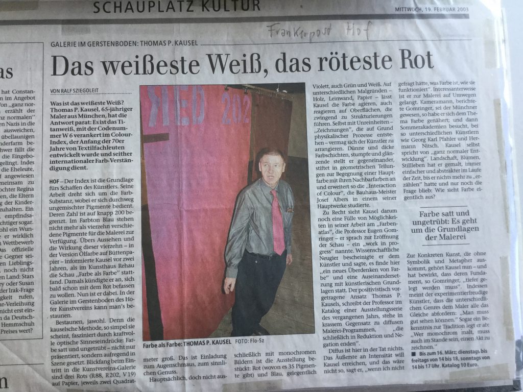 konkrete kunst im Kunstverein Hof