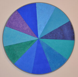 Farbfeldmalerei, color field painting im Kreis
