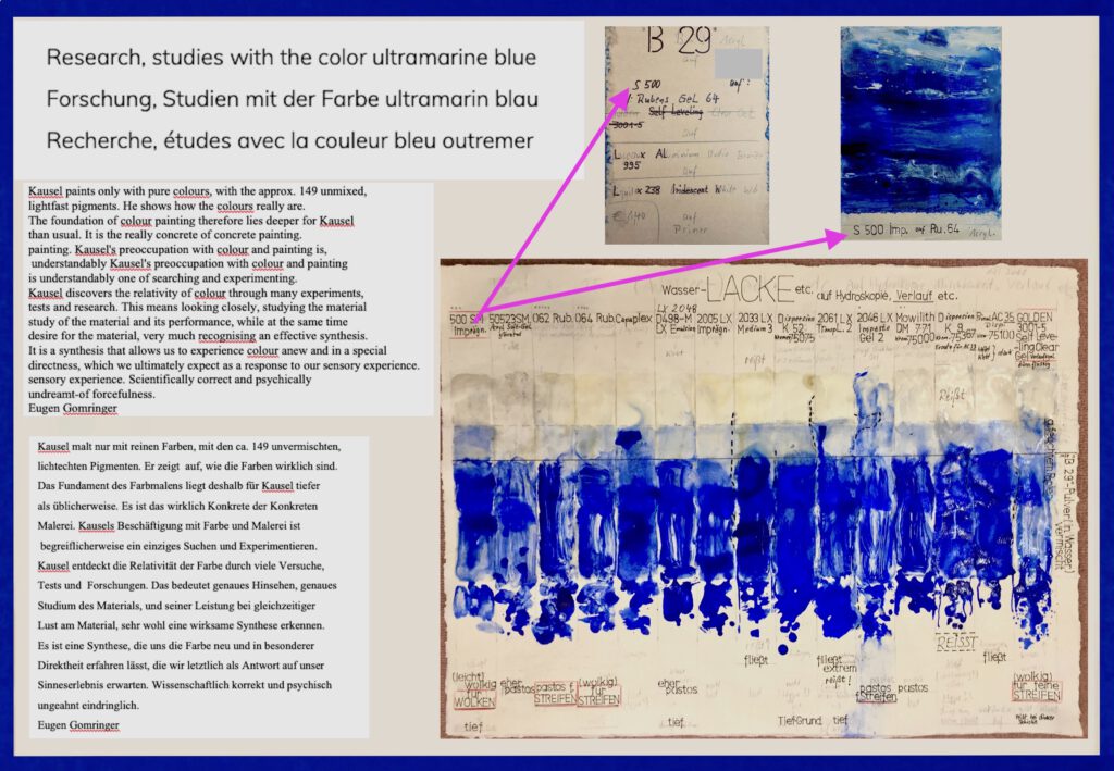 Yves Klein blue, ultramarinblau, 