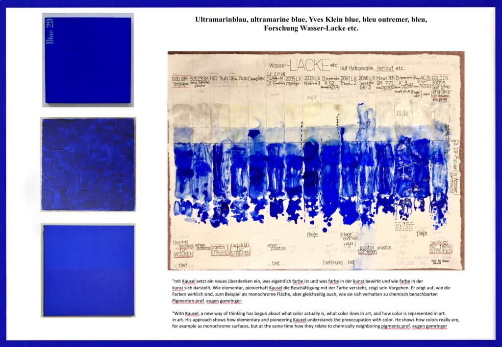 Yves Klein blue, ultramarinblau, 