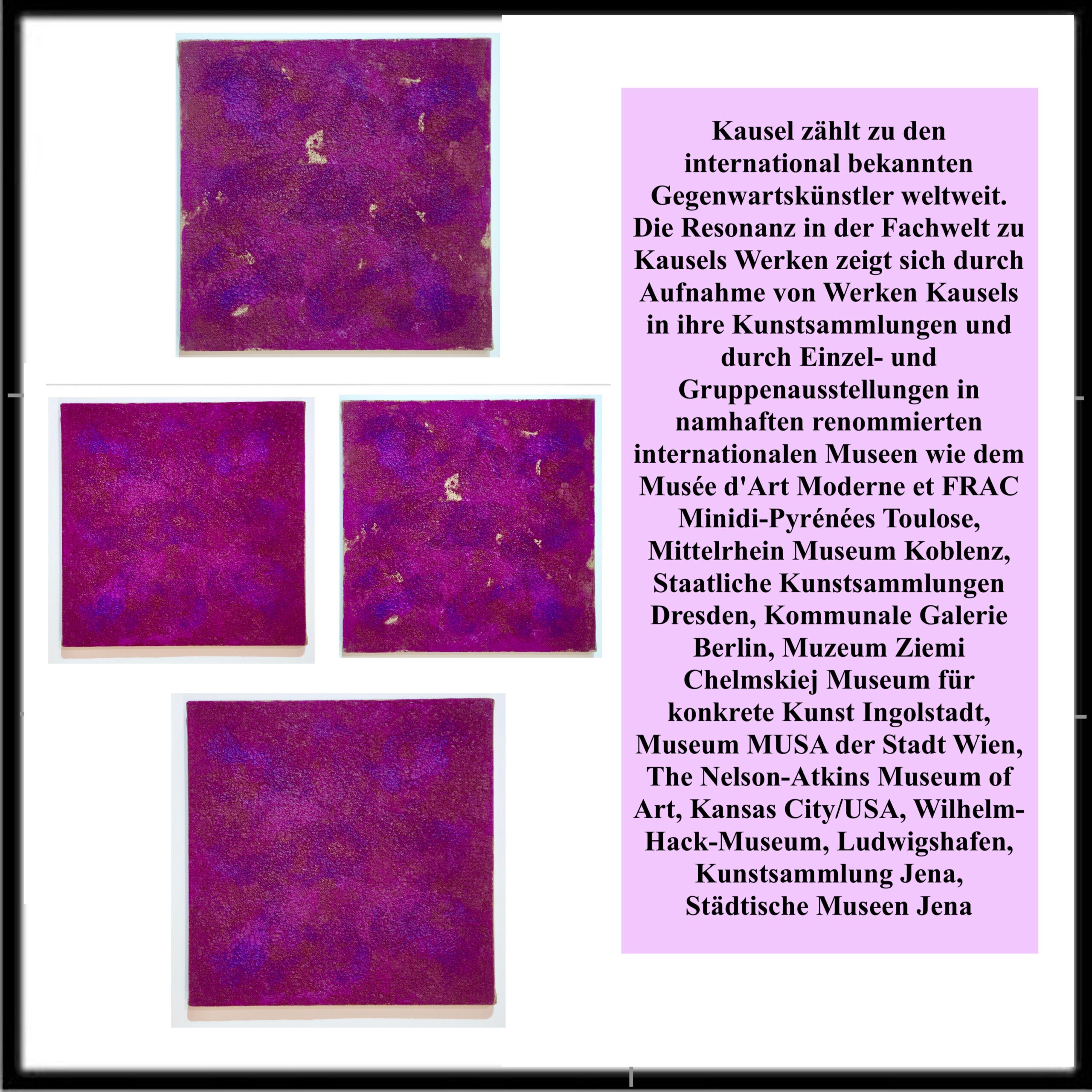 Konkrete Kunst, konkrete Malerei von Thomas Kausel, konkrete Kunst Wikipedia
