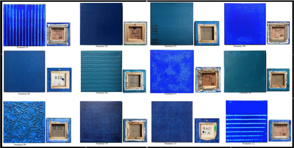 konkrete kunst blau