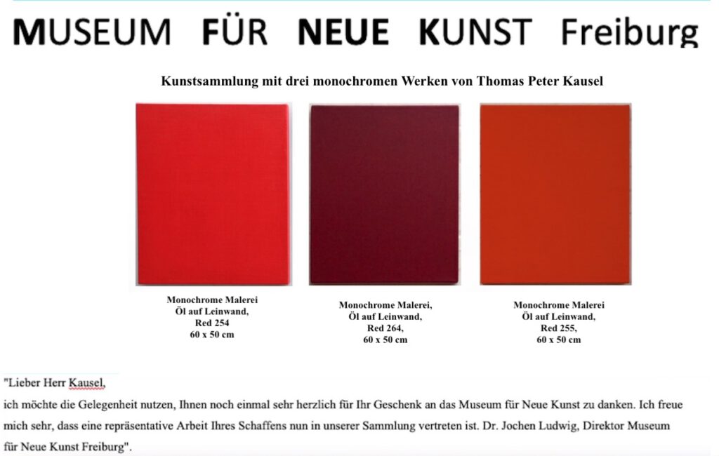 Ausstellung Museum für Neue Kunst Freiburg