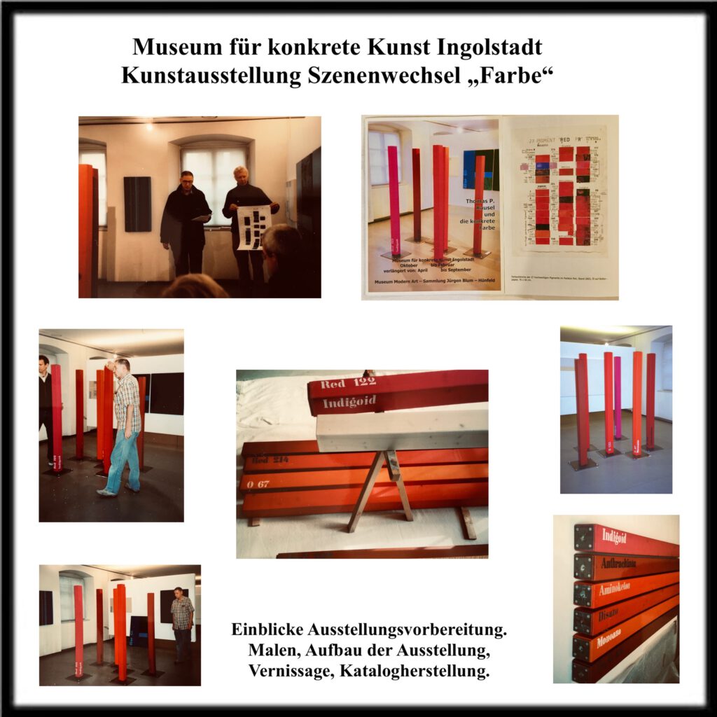 Museum für konkrete Kunst. Ausstellungsaufbau 