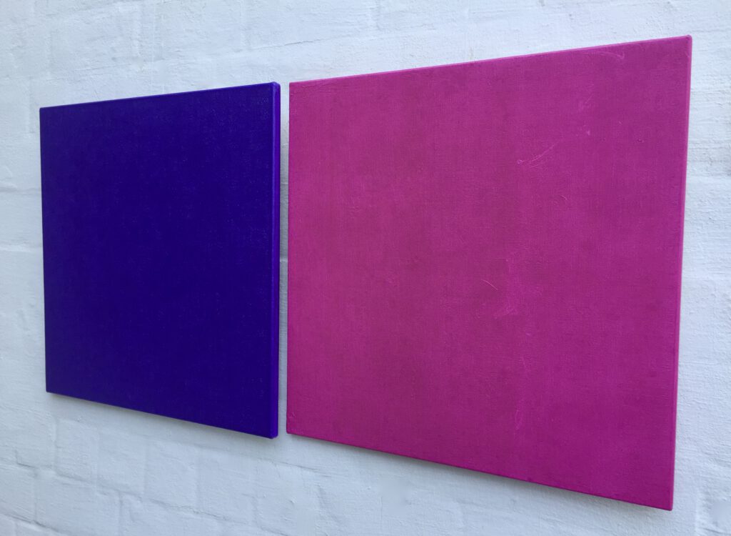 konkrete kunst, magenta und violet