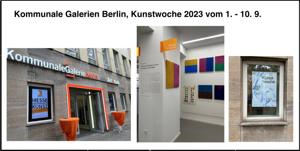 kunstwoche 2023 der kommunalen Galerien in Berlin 