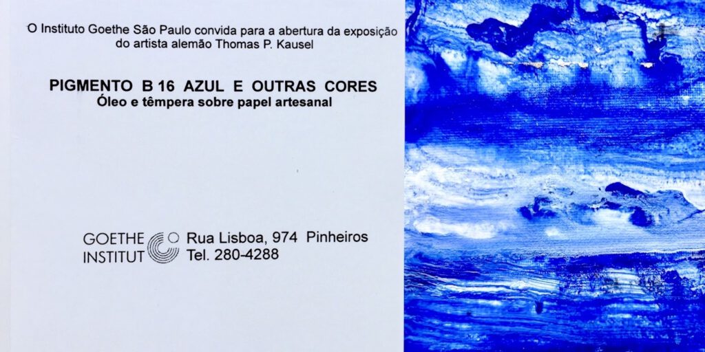 Ultramarinblue Goethe Instituto Sao Paulo